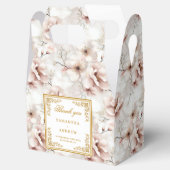 Elegante rosa Aquarellbox mit rosa Gastgeschenk Ho Geschenkschachtel (Geöffnet)