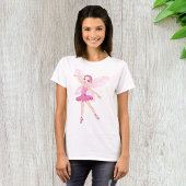 Elegante rosa Ballerina Fee Tanzliebhaber T-Shirt