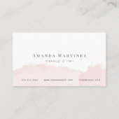 Elegante Rosa Bar Settecentesimo Visitenkarte (Rückseite)