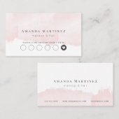 Elegante Rosa Bar Settecentesimo Visitenkarte (Vorne/Hinten)