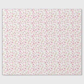 Elegante Rosa Bläsernspülung Geschenkpapier (Flach)
