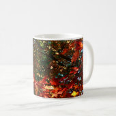 Elegante Rosa Blätter für Herbstbäume Kaffeetasse (VorderseiteRechts)