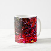 Elegante Rosa Blätter für Herbstbäume Kaffeetasse (VorderseiteRechts)