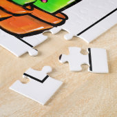 Elegante, rosa, blühende Kakteen-Sukkulente Puzzle (Seite)