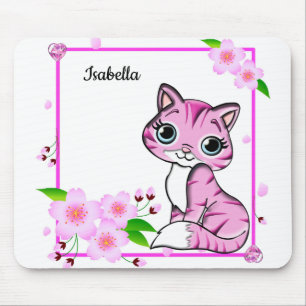 Elegante rosa Blume aus Peony und Niedliche rosa K Mousepad
