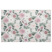 Elegante Rosa Blume Botanisches Design Stoff (Fat Quarter (45,7 x 55,9 cm))