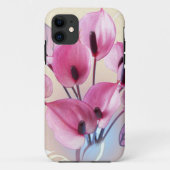 Elegante rosa Blume Case-Mate iPhone Hülle (Rückseite)