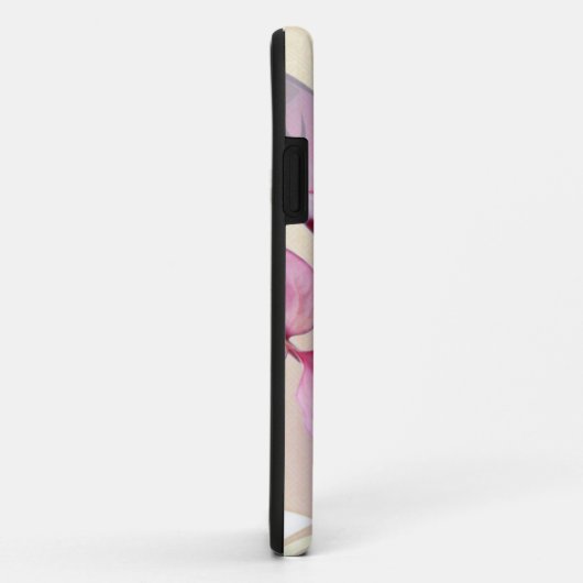 Elegante rosa Blume Case-Mate iPhone Hülle (Hinten/Rechts)