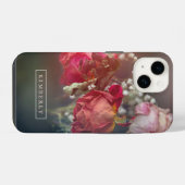 Elegante rosa Blume Custom iPhone Case Hülle (Rückseite (Horizontal))