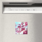 Elegante rosa Blume Kirschblüten Magnet (In Situ (Geschirrspüler))
