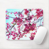 Elegante rosa Blume Kirschblüten Mousepad (Mit Mouse)