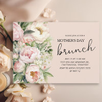 Elegante rosa Blume Muttertagsbrunch
