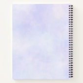 Elegante Rosa Blume Notizblock (Rückseite)