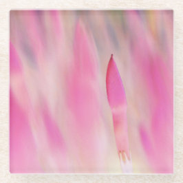 Elegante rosa Blume Print Untersetzer