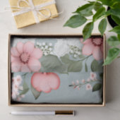 Elegante rosa Blume Spitze Seidenpapier (Geschenk)