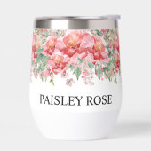 Elegante rosa Blumen-Hochzeitsdusche (Links)
