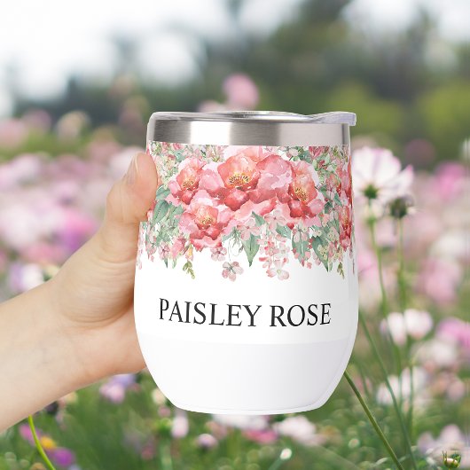 Elegante rosa Blumen-Hochzeitsdusche