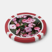 Elegante rosa Blumen-Pokerchips Pokerchips (Einzeln)