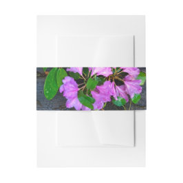 Elegante rosa Blumen rosa Azaleen rosa Blume Einladungsbanderole