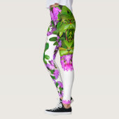 Elegante rosa Blumen rosa Azaleen rosa Blume Leggings (Links)
