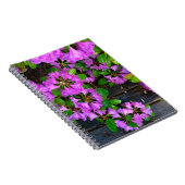 Elegante rosa Blumen rosa Azaleen rosa Blume Notizblock (Rechte Seite)