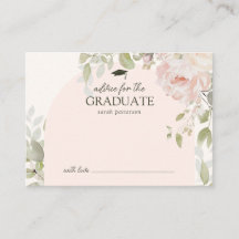 Elegante rosa Blumen-Tipps für den Absolventen