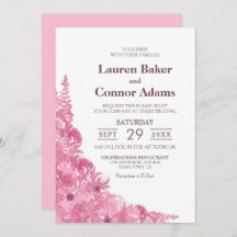 Elegante rosa Blumenhochzeit