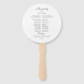 Elegante, rosa Blumenkreide-Händefans Fächer (Rückseite)