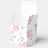 Elegante rosa Blumenmuster-Klassiker-Geschenkboxen Geschenkschachtel (Geöffnet)