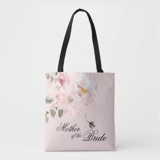 Elegante Rosa Blumenmutter der Tasche Bride (Vorderseite)