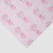Elegante Rosa Blumenstrauß Ballerina Schuhe Girls Seidenpapier (Ausschnitt)