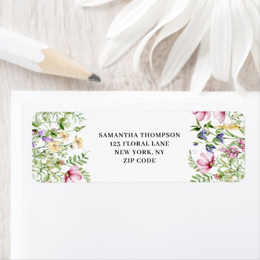 Elegante rosa Blumenwiese (Insitu)