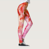 Elegante rosa Blüten Leggings (Rechts)