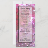 Elegante Rosa Boho Blumen Blume Hydrangeas (Rückseite)