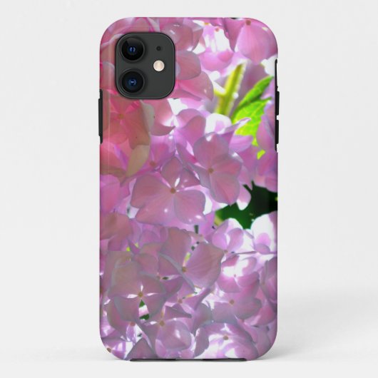 Elegante Rosa Boho Blumen Blume Hydrangeas Case-Mate iPhone Hülle (Rückseite)