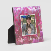 Elegante Rosa Boho Blumen Blume Hydrangeas Fotoplatte (Vorderseite)