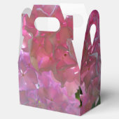 Elegante Rosa Boho Blumen Blume Hydrangeas Geschenkschachtel (Geöffnet)
