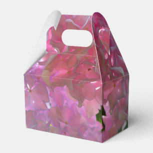Elegante Rosa Boho Blumen Blume Hydrangeas Geschenkschachtel