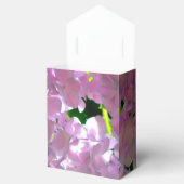 Elegante Rosa Boho Blumen Blume Hydrangeas Geschenkschachtel (Geöffnet)