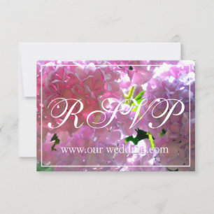 Elegante rosa Boho Blumen Blume Hydrangeas UAWG Save The Date