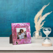 Elegante rosa Boho-Blumen Hydrangeen Fotoplatte (InSitu)