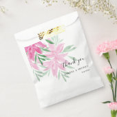 Elegante Rosa Boho Wasserfarben Geschenktütchen (Versiegelt)