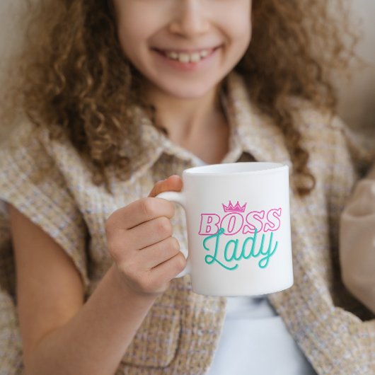 Elegante, rosa Boss Lady Corporate Gift Tasse