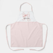 Elegante rosa Bow-Schürze Schürze (Vorderseite)