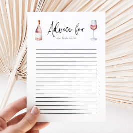 Elegante Rosa Brautparty Adventure Card