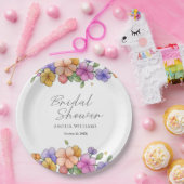 Elegante Rosa Brautparty Teller (Party)