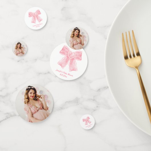 elegante Rosa Bugmädchen Babydusche niedliches Fot Konfetti (Gruppe)