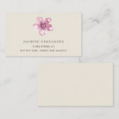 Elegante rosa Cherry Blossom Gift Registry Begleitkarte (Vorne/Hinten)