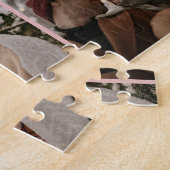 Elegante Rosa-Familie 6 FotoCollage Keepake Puzzle (Seite)