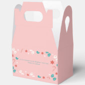 Elegante rosa Geschenkboxen für Weihnachten, Feste Geschenkschachtel (Offen)